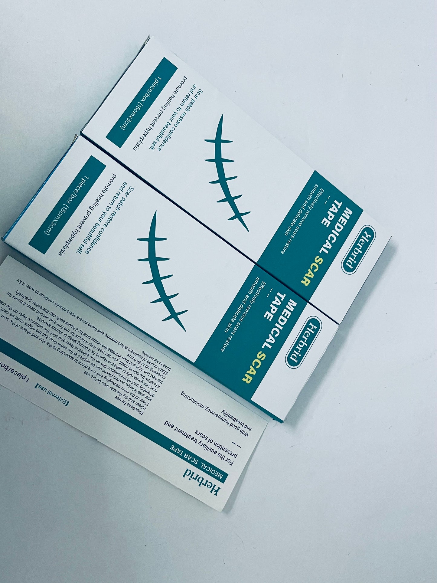 Herbrid Silicone Scar Thicked Sheets, Reuseable Extra Long Scar Strips for Reducing the Appearance of Keloid Bump,Stretch Marks,Burn,Surgical Scar Removal