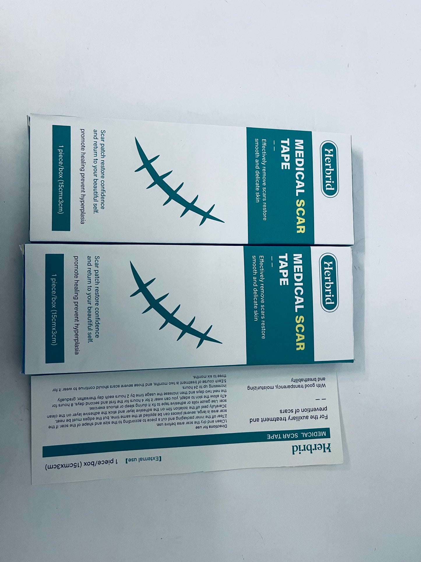Herbrid Silicone Scar Thicked Sheets, Reuseable Extra Long Scar Strips for Reducing the Appearance of Keloid Bump,Stretch Marks,Burn,Surgical Scar Removal