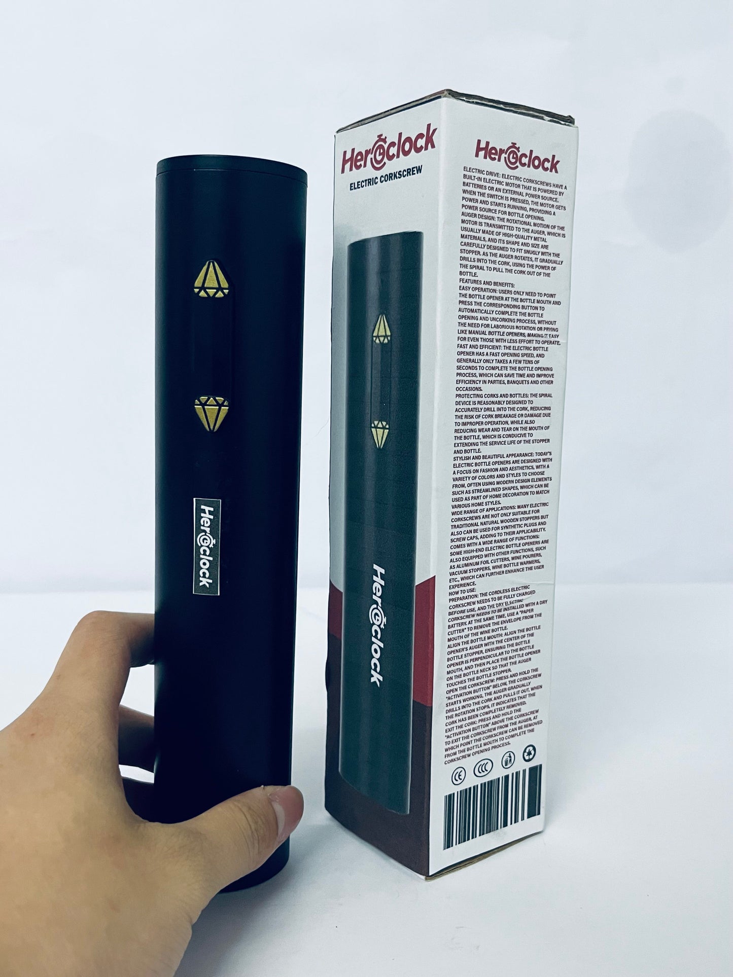 Heroclock Electric Corkscrew, Can openers, electric for Wine Enthusiasts