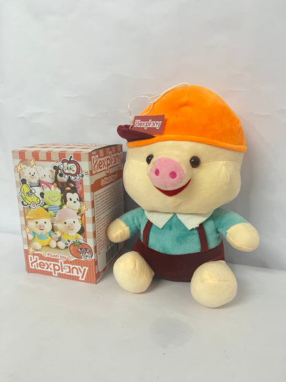 Hexplany Piggy Pig Animal Stuffed toys Figures 1PC Adorable Collectible Pendant for Bags, Modern Home Decoration