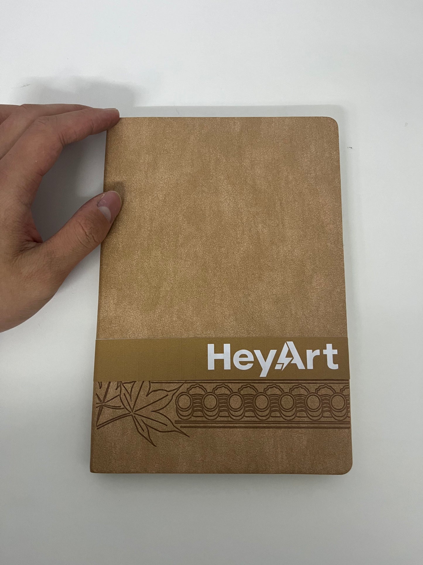 HeyArt Retro Brown Texture Notebook A Textured Writing & Storage Essential