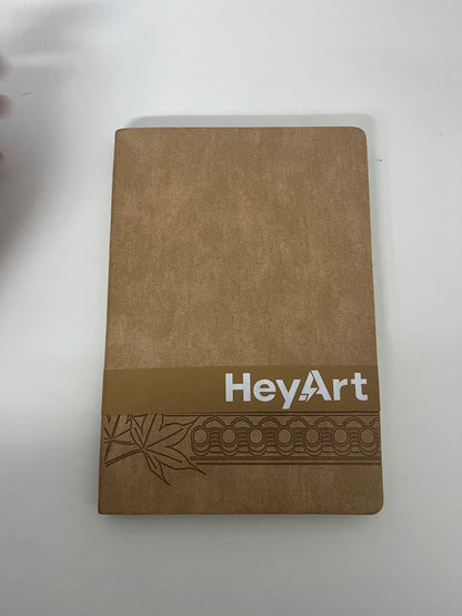 HeyArt Retro Brown Texture Notebook A Textured Writing & Storage Essential
