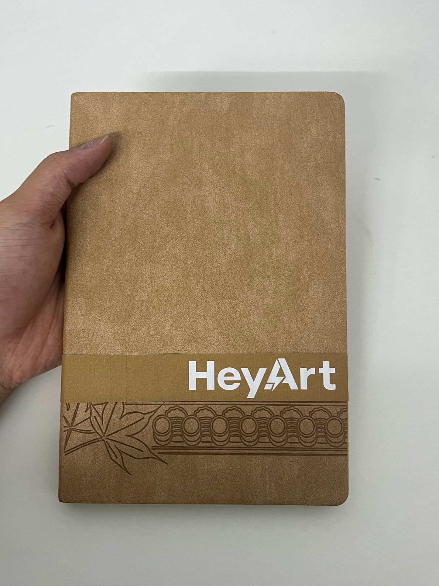 HeyArt Retro Brown Texture Notebook A Textured Writing & Storage Essential