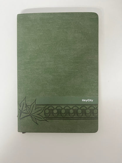 【HeyCity Dark Green Paper Notebook】—— Elegant Companion for Notes & Journals