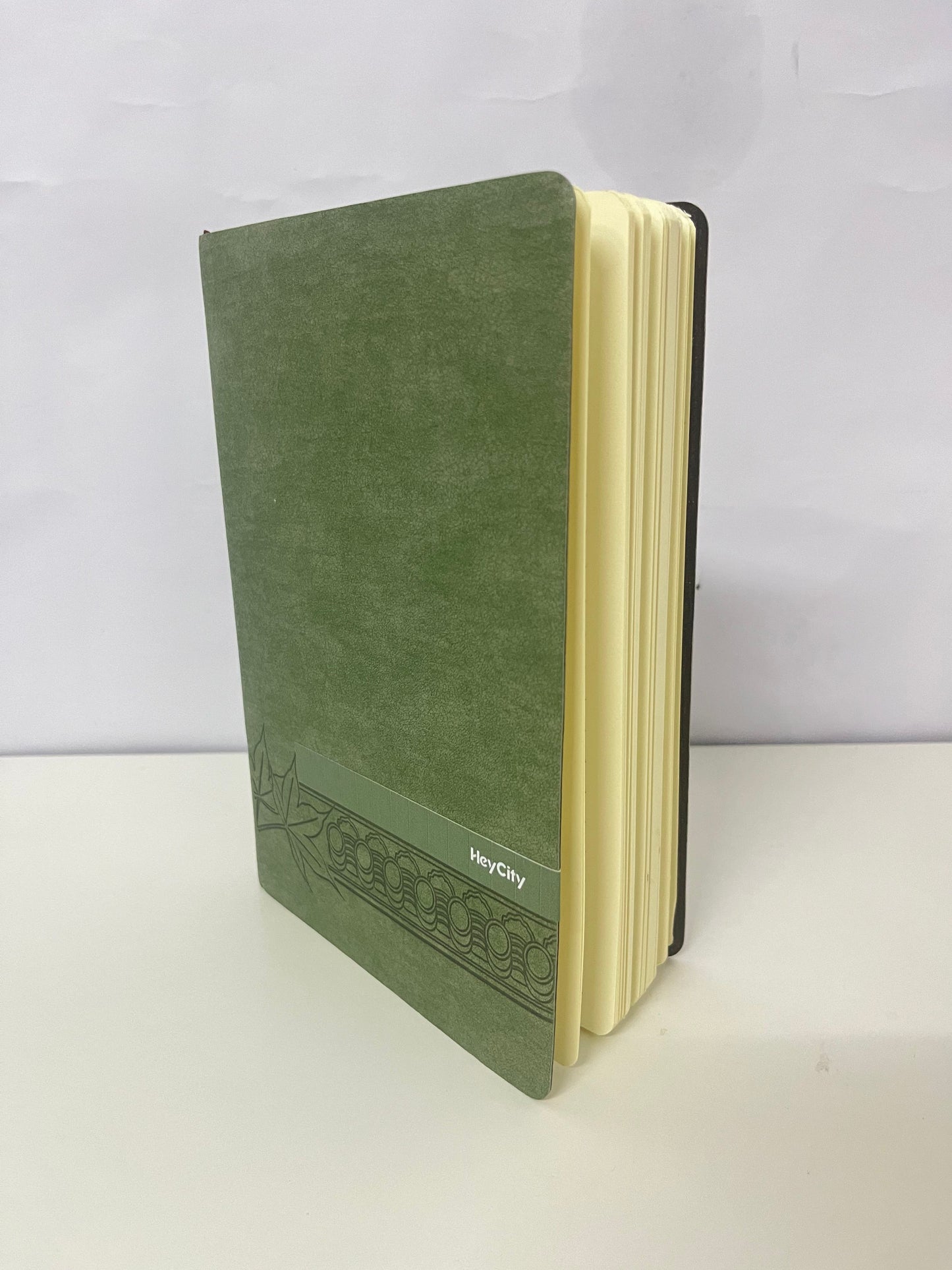 【HeyCity Dark Green Paper Notebook】—— Elegant Companion for Notes & Journals