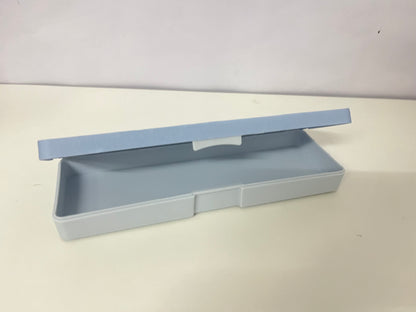 【HeyCity Light Blue Pen Storage Box】—— Sleek Organizer for Stationery Essentials