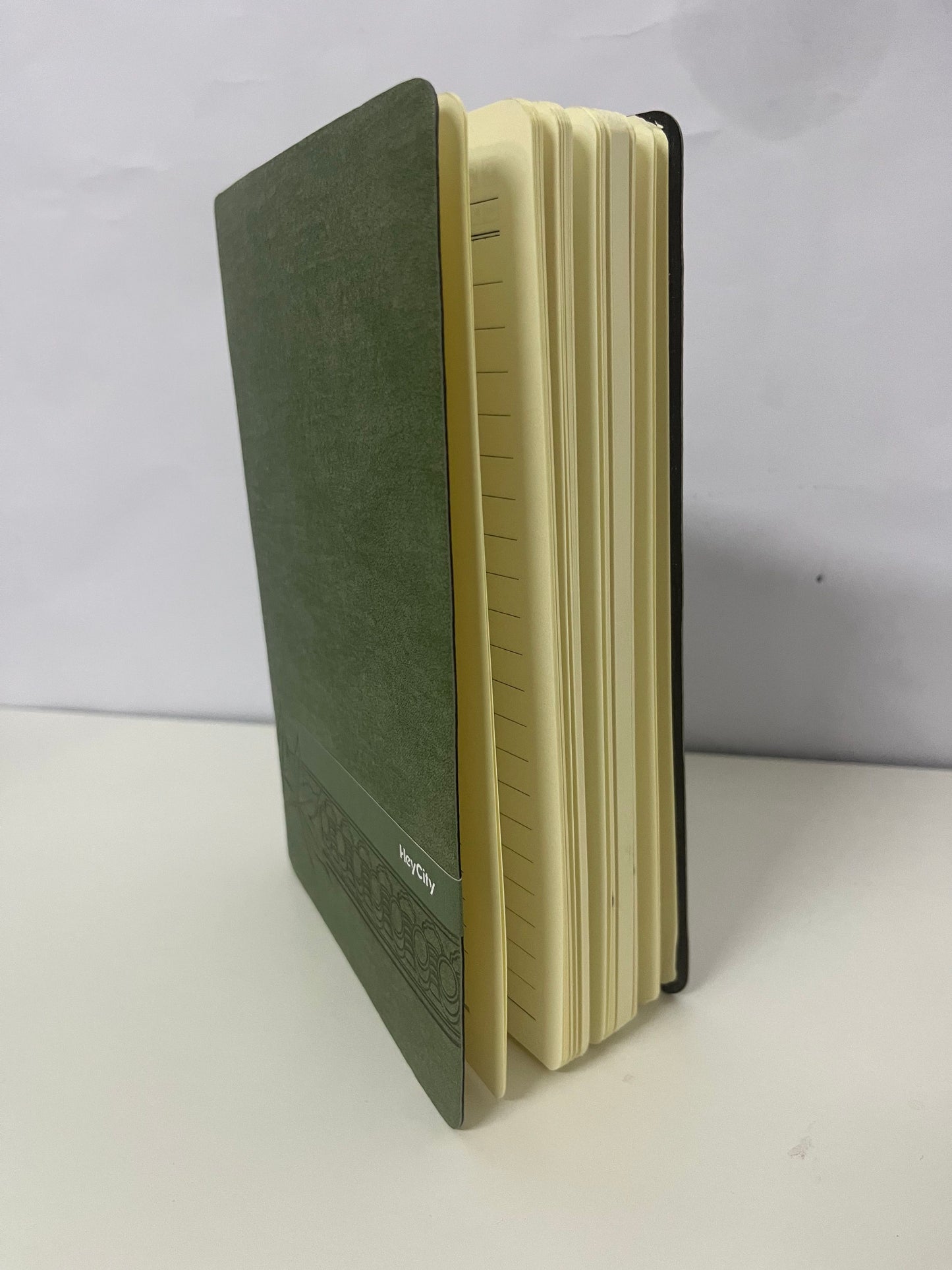 【HeyCity Dark Green Paper Notebook】—— Elegant Companion for Notes & Journals
