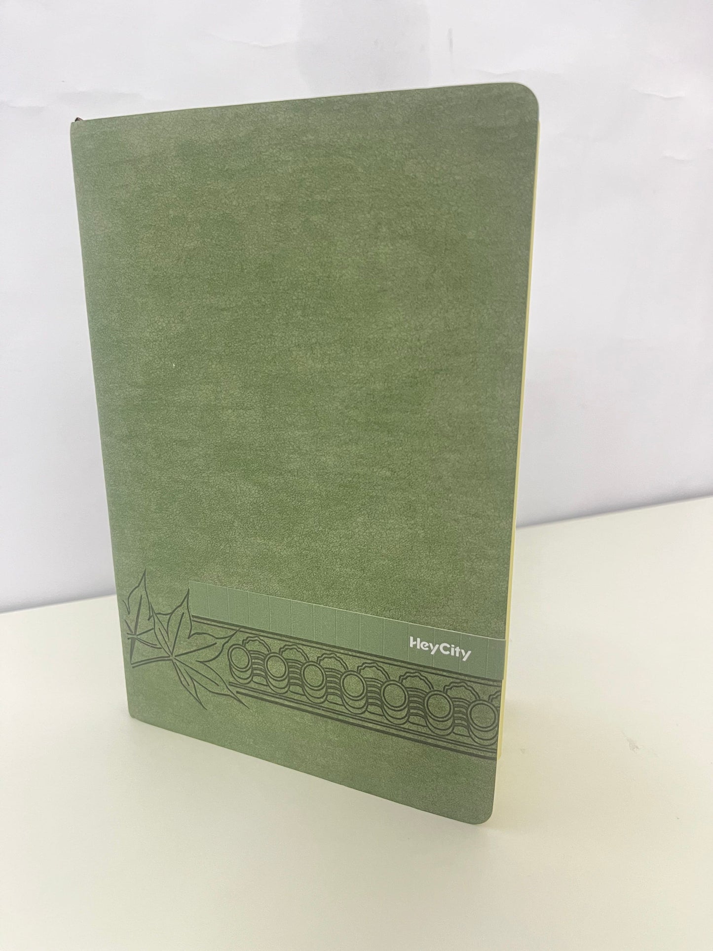 【HeyCity Dark Green Paper Notebook】—— Elegant Companion for Notes & Journals