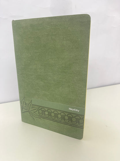 【HeyCity Dark Green Paper Notebook】—— Elegant Companion for Notes & Journals