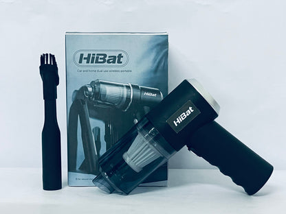 HiBat Handheld Vacuum Cordless, 7000Pa 50000rpm Air Duster, 1200mAh Rechargeable Battery Handheld Car Vacuum Cleaner, 120W High Power Vacuum Cleaner for Home, Office, Car, Pets (Black)