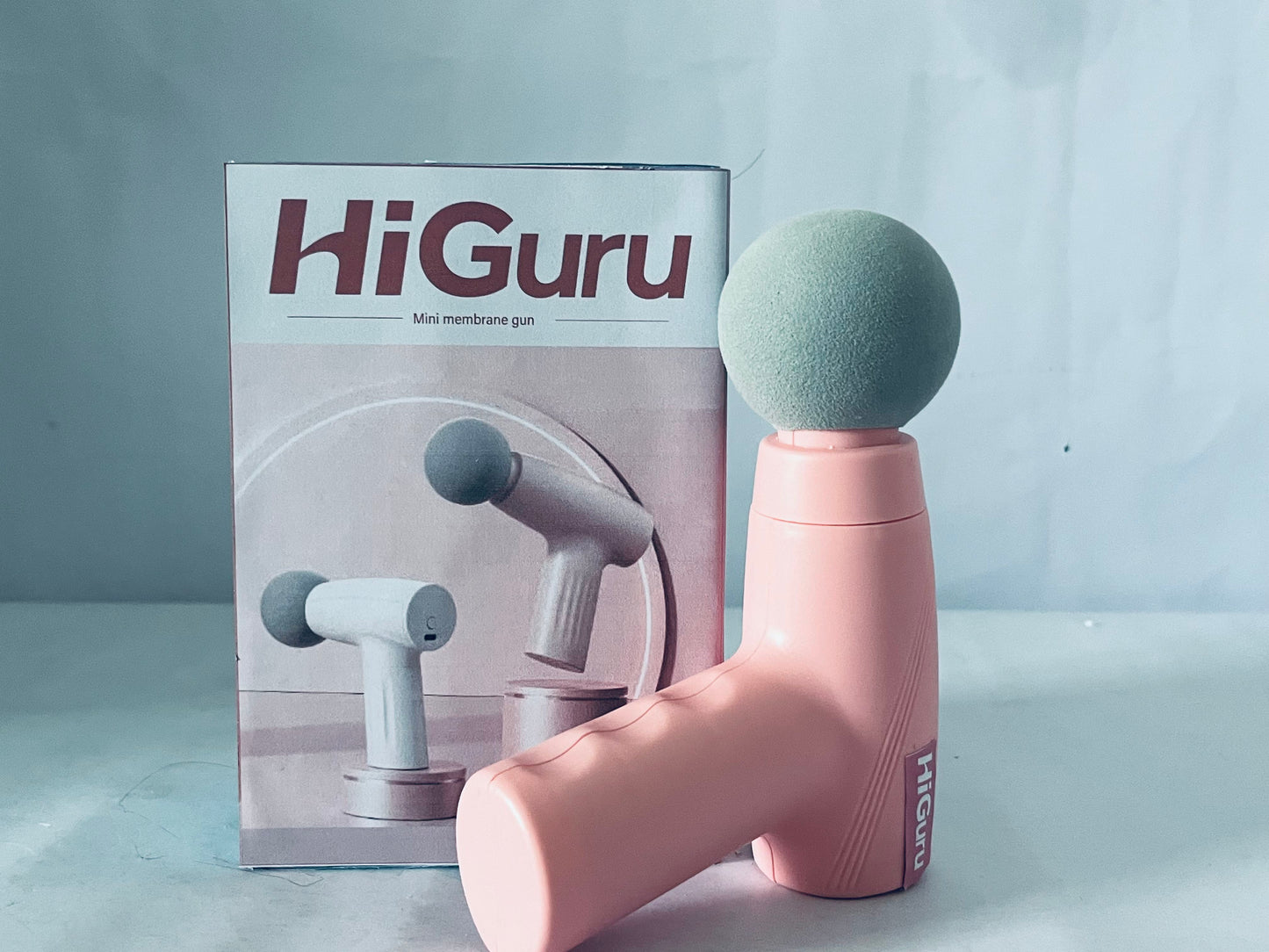 HiGuru Mini Massage Gun, Deep Muscle Relaxation Fascia Gun, Portable & Quiet Fitness Therapy Massager for Muscle Recovery