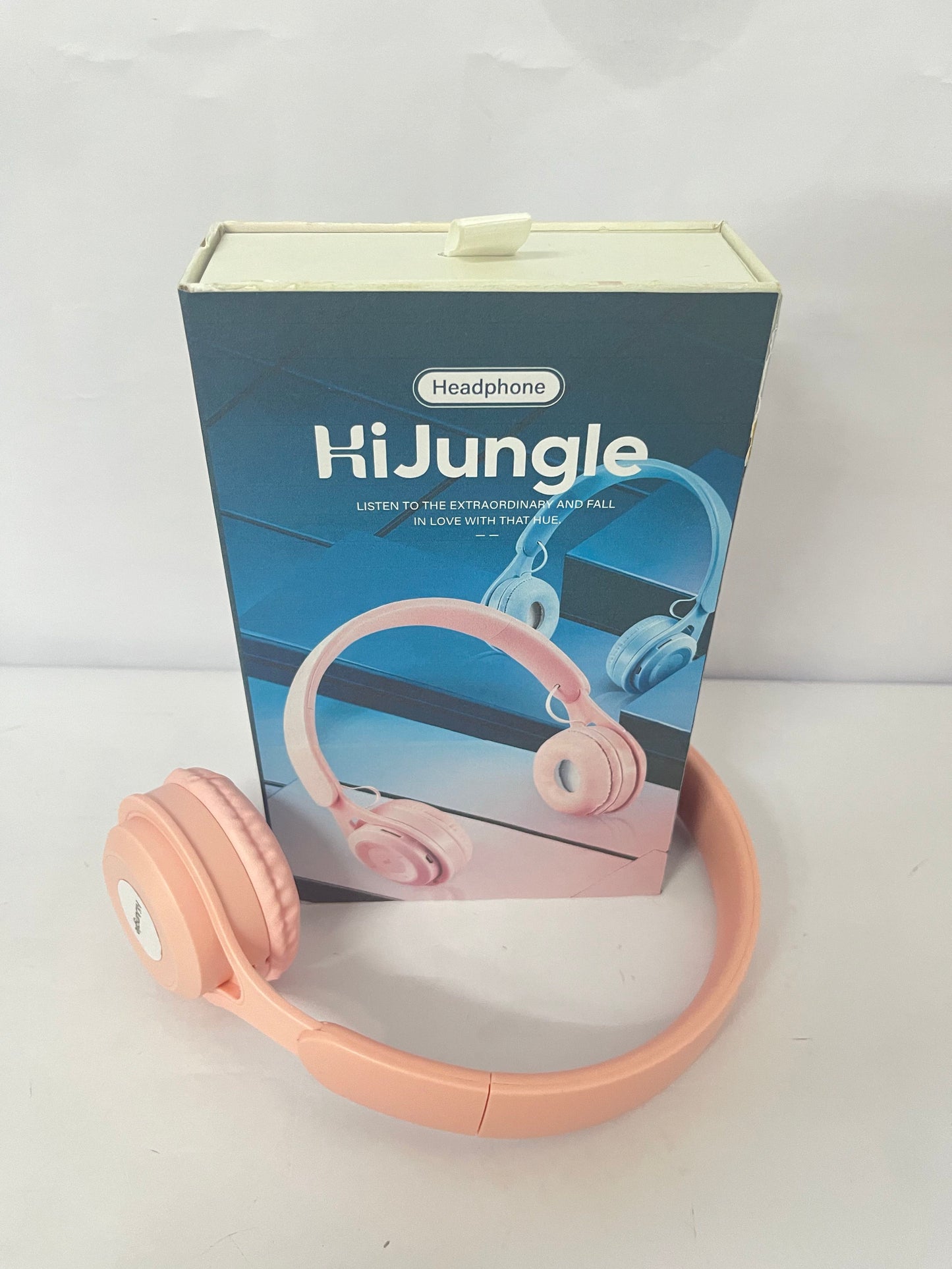 HiJungle Upgraded Hybrid Active Noise Cancelling Headphones with Transparent Modes Wireless Bluetooth with Mic, Deep Bass,Soft-Earpads Headset Pink