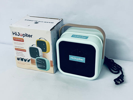 HiJupiter Portable Space Heater,Electric Heater, Compact Small Warmer, Heat Up in 2 Seconds, Safe and Quiet for Office Room Desk Indoor Use