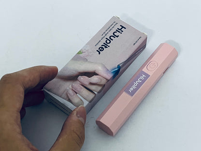 HiJupiter Mini UV Light for Nails, Handheld Nail Lamps for Gel Polish, Portable Single Finger Flash Cure Lamp, Fast Drying
