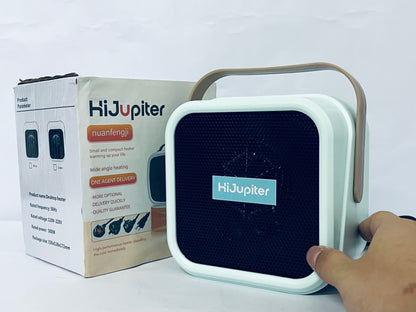 HiJupiter Portable Space Heater,Electric Heater, Compact Small Warmer, Heat Up in 2 Seconds, Safe and Quiet for Office Room Desk Indoor Use