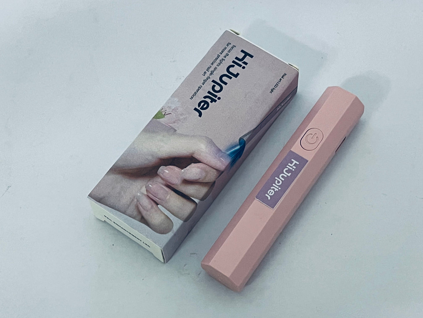 HiJupiter Mini UV Light for Nails, Handheld Nail Lamps for Gel Polish, Portable Single Finger Flash Cure Lamp, Fast Drying