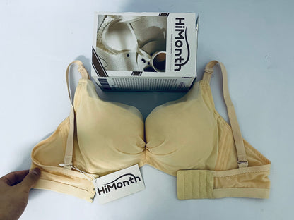HiMonth Womens Wireless Bras V Mesh Comfortable Bralette Supportive Tshirt Bra No Underwire Seamless Push Up Everyday Bras