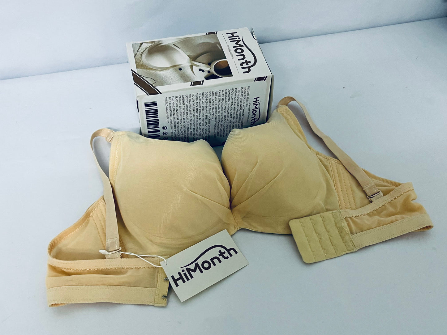 HiMonth Womens Wireless Bras V Mesh Comfortable Bralette Supportive Tshirt Bra No Underwire Seamless Push Up Everyday Bras