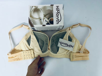 HiMonth Womens Wireless Bras V Mesh Comfortable Bralette Supportive Tshirt Bra No Underwire Seamless Push Up Everyday Bras