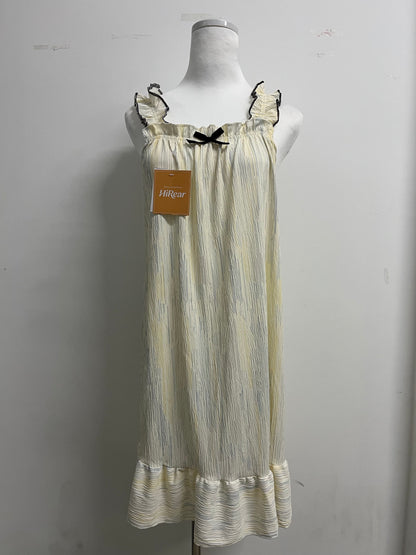 HiRear Girl's Sundresses Summer Boho Strap Tiered Cami Maxi Dresses with Pockets
