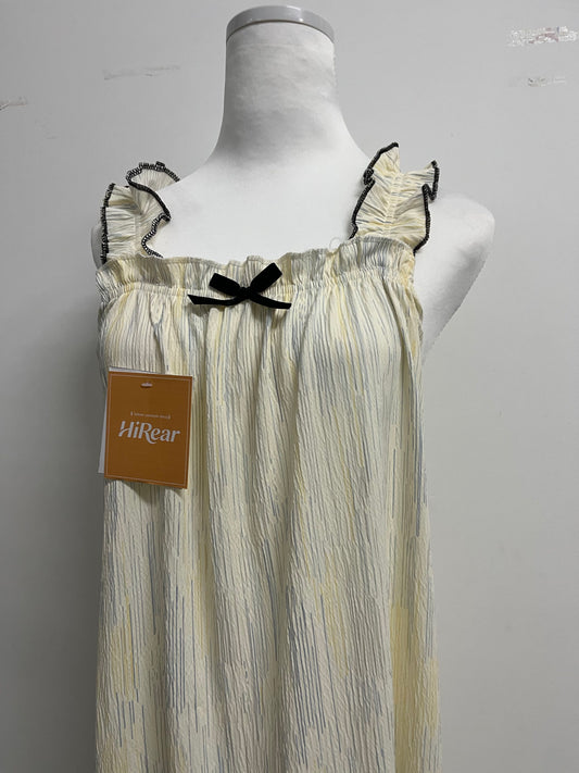 HiRear Girl's Sundresses Summer Boho Strap Tiered Cami Maxi Dresses with Pockets