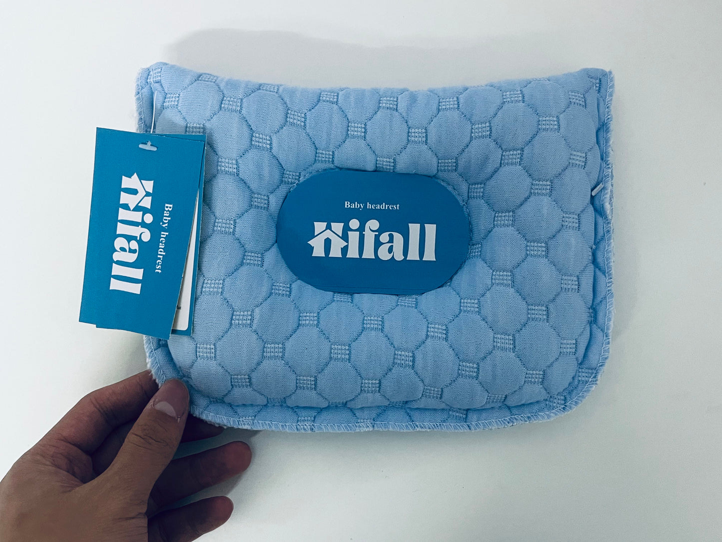 Hifall Baby Headrest Pillow - Newborn Anti-Flat Head Breathable Neck Support Pillow