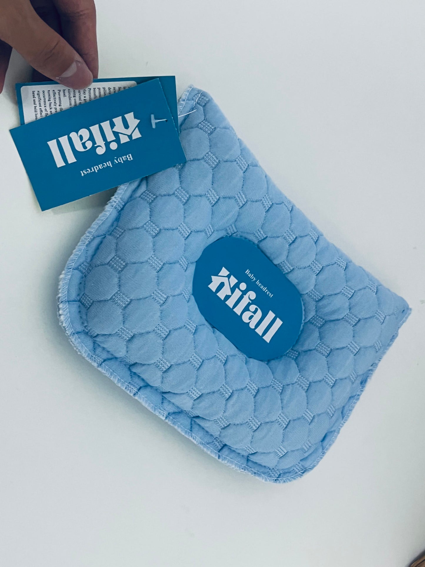 Hifall Baby Headrest Pillow - Newborn Anti-Flat Head Breathable Neck Support Pillow
