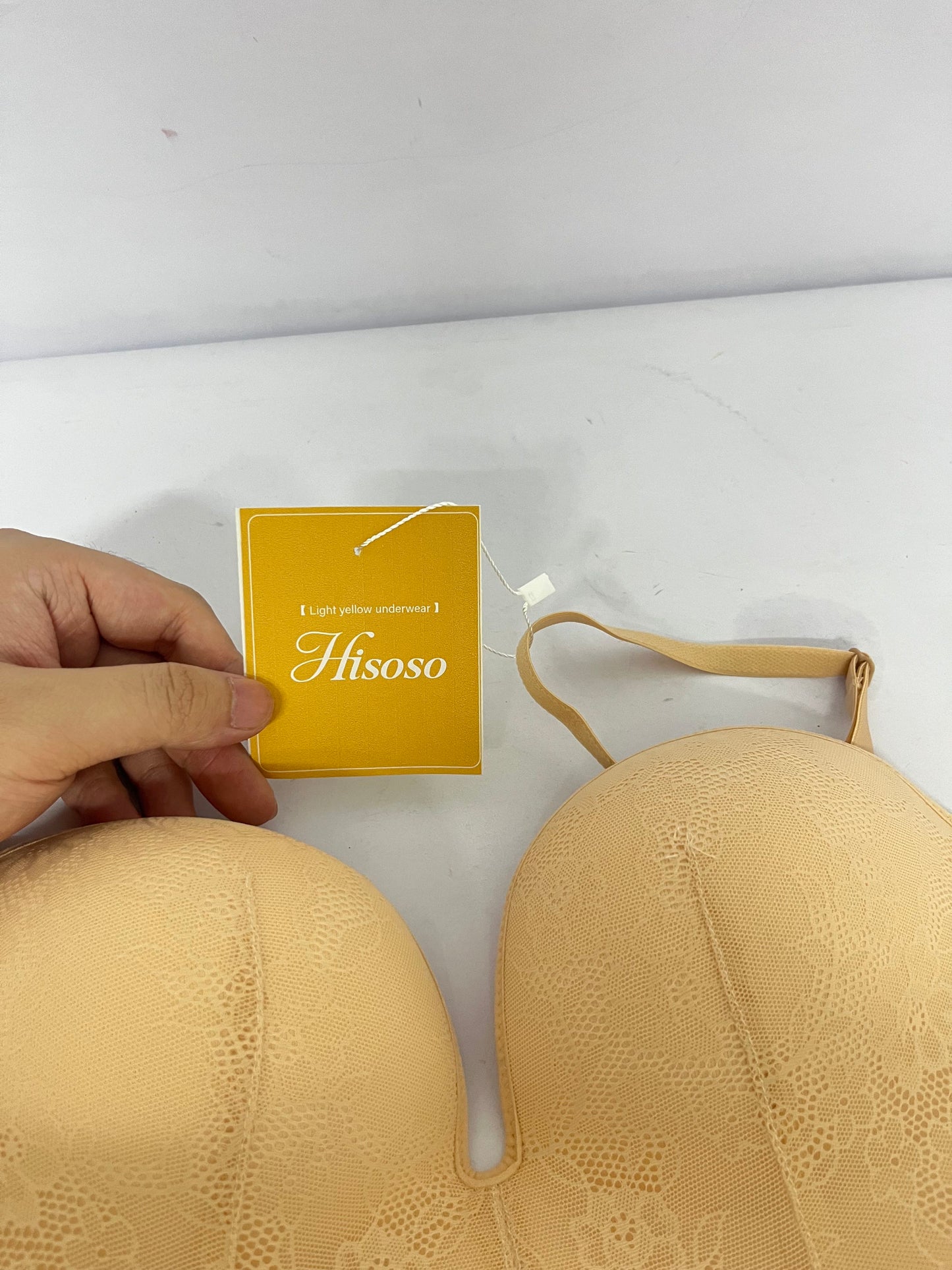 Hisoso  Minimizer Bra for Women - Plus Size Full Coverage Lace Bra with Underwire, Non Padded