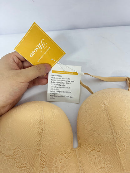 Hisoso  Minimizer Bra for Women - Plus Size Full Coverage Lace Bra with Underwire, Non Padded