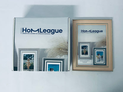 HomLeague 8x10 Picture Frames, Made of Solid Wood Covered by Plexiglass 4x6 and 5x7 with Mat or 8x10 without Mat, for Table Top Display and Wall Mounting Photo Frame Oak Wood