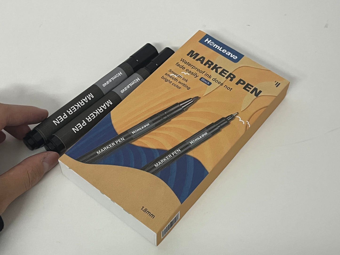 【HomLeave Waterproof Permanent Marker Pen】—— Bold, Long-Lasting Marking for Everyday Use