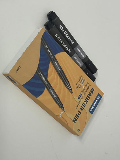 【HomLeave Waterproof Permanent Marker Pen】—— Bold, Long-Lasting Marking for Everyday Use