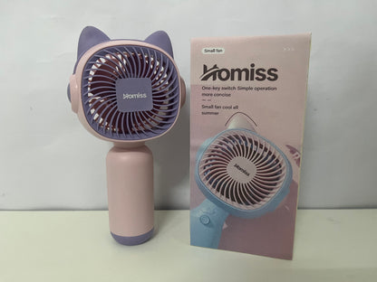 【Homiss Cat Ear Handheld Fan】—— Cute & Cool Companion for Summer Days