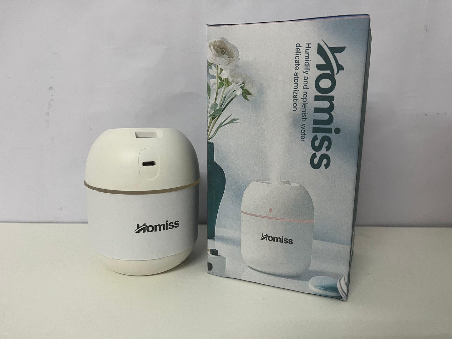 【Homiss Portable Desktop Humidifier】—— Gentle Hydration for Your Everyday Space