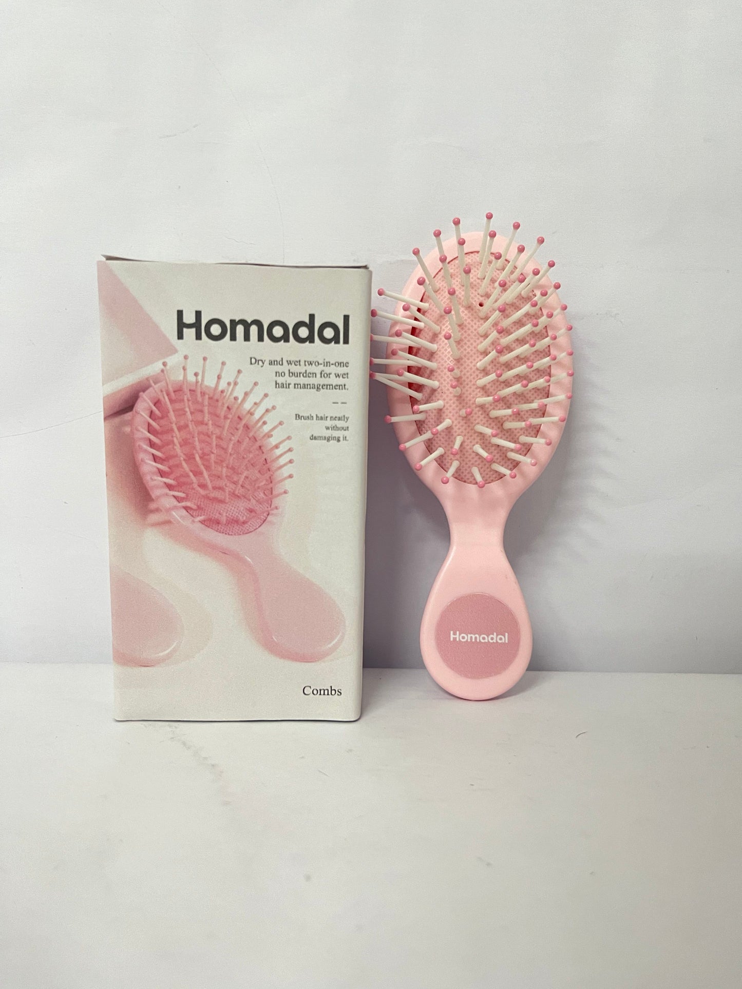 Homodal Pink Cushion Massage Hair Brush——Turn Every Comb into a "Gentle Scalp SPA"