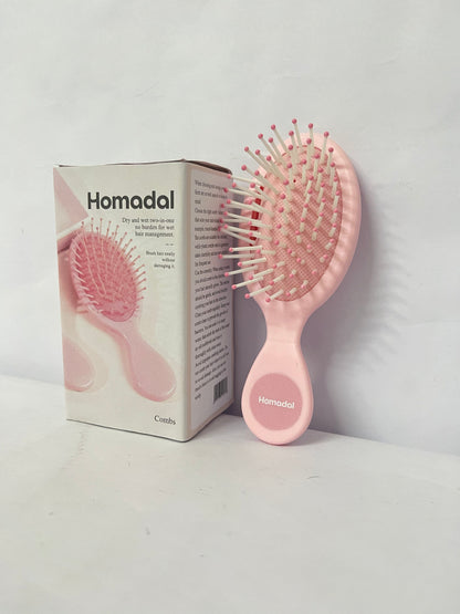 Homodal Pink Cushion Massage Hair Brush——Turn Every Comb into a "Gentle Scalp SPA"