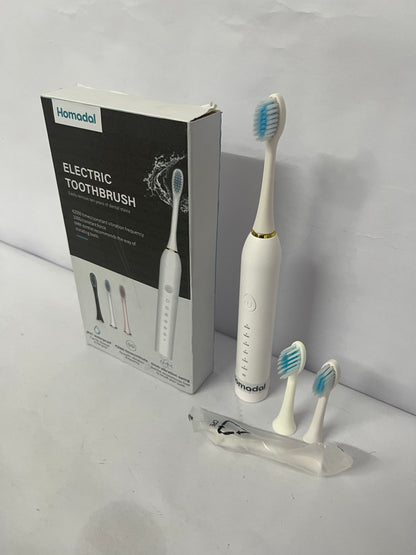 Homodal Electric Toothbrush for Adults, Sonic Toothbrush with 42,000 Vibrations/Min, 5 Cleaning Modes, IPX7 Waterproof, 3 Replacement Heads Included (Multi-Color Optional)