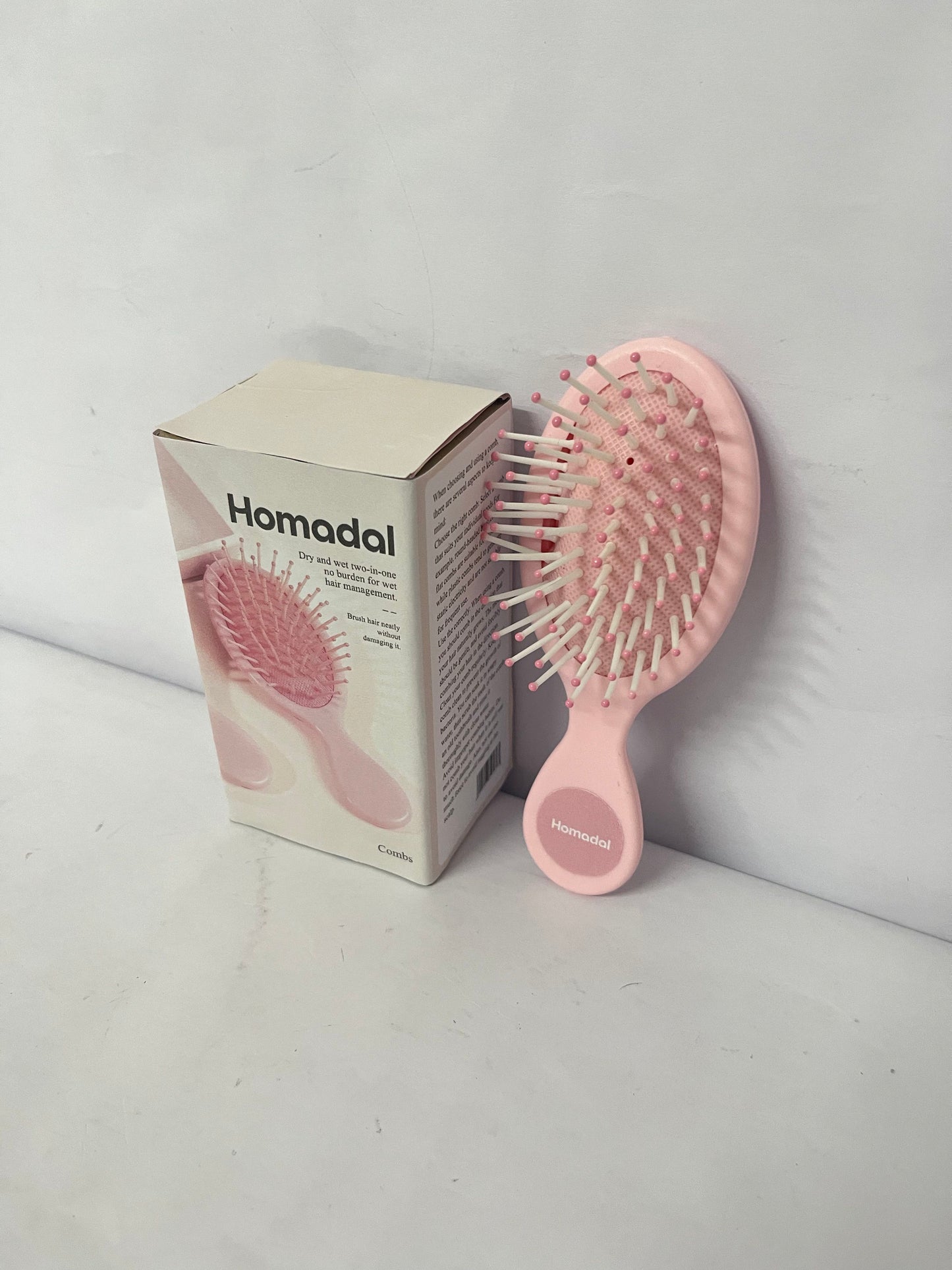 Homodal Pink Cushion Massage Hair Brush——Turn Every Comb into a "Gentle Scalp SPA"