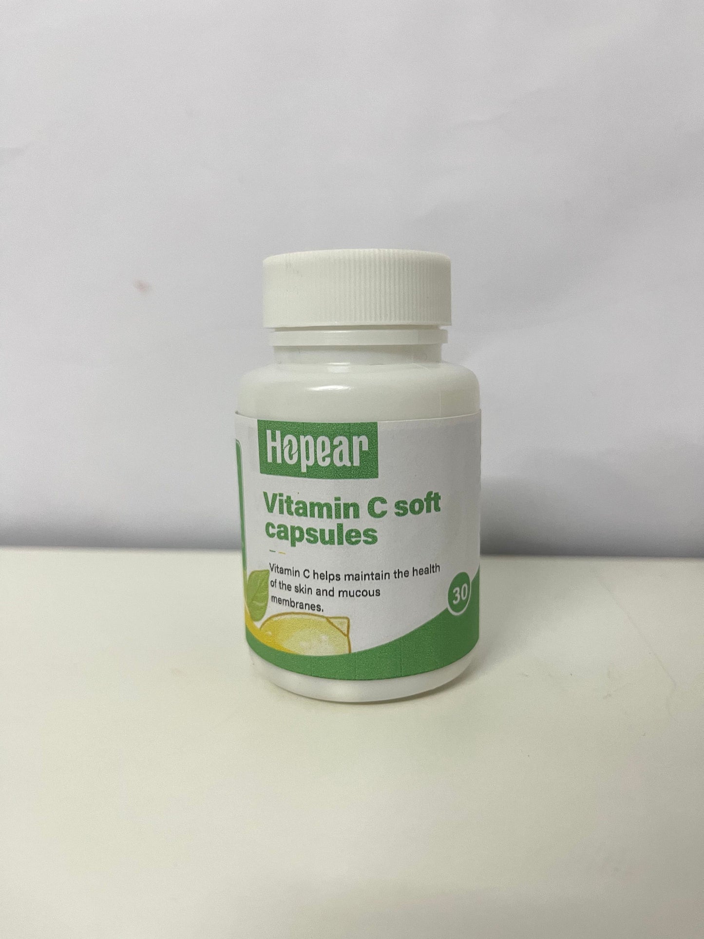 Hopear Vitamin C Soft Capsules - Nutritional Supplement for Skin and Mucous Membrane Health