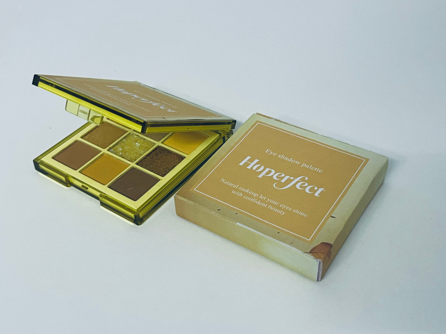 Hoperfect Warm Earth Tone 9-Color Eyeshadow Palette - Matte Pearl Shimmer Versatile Daily Makeup Palette