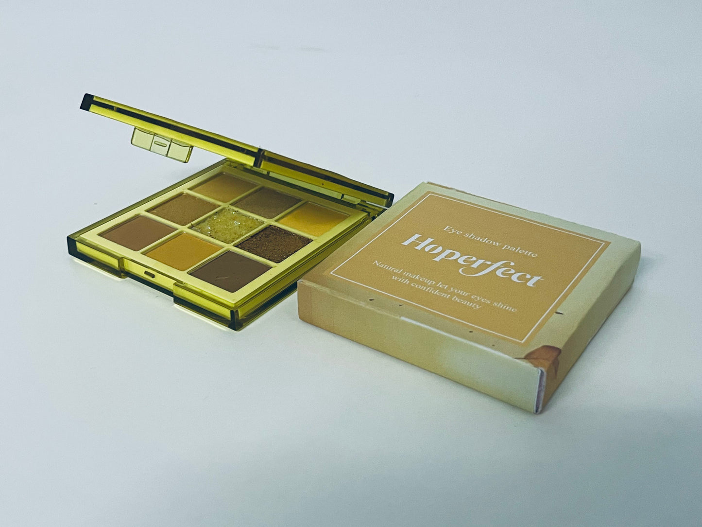 Hoperfect Warm Earth Tone 9-Color Eyeshadow Palette - Matte Pearl Shimmer Versatile Daily Makeup Palette