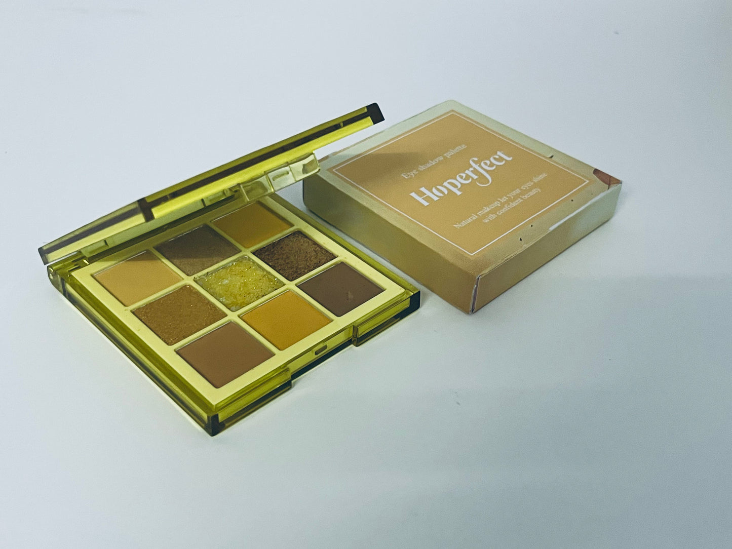 Hoperfect Warm Earth Tone 9-Color Eyeshadow Palette - Matte Pearl Shimmer Versatile Daily Makeup Palette