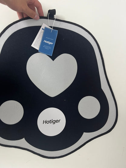 Hotiger Cute Paw Car Seat Cushion, Non-Slip Skin-Friendly Car Seat Pad, Stylish Interior Decoration for Car Seats