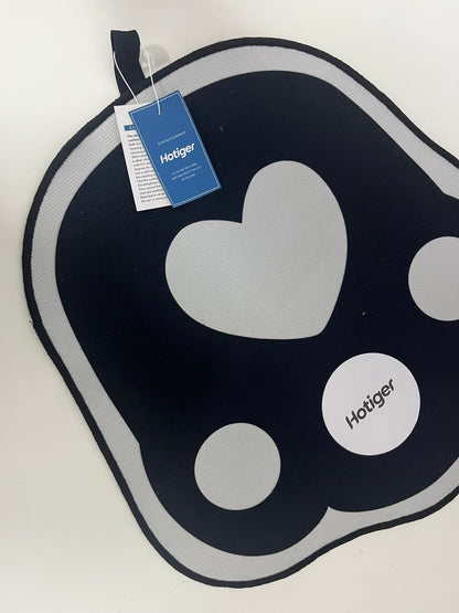 Hotiger Cute Paw Car Seat Cushion, Non-Slip Skin-Friendly Car Seat Pad, Stylish Interior Decoration for Car Seats