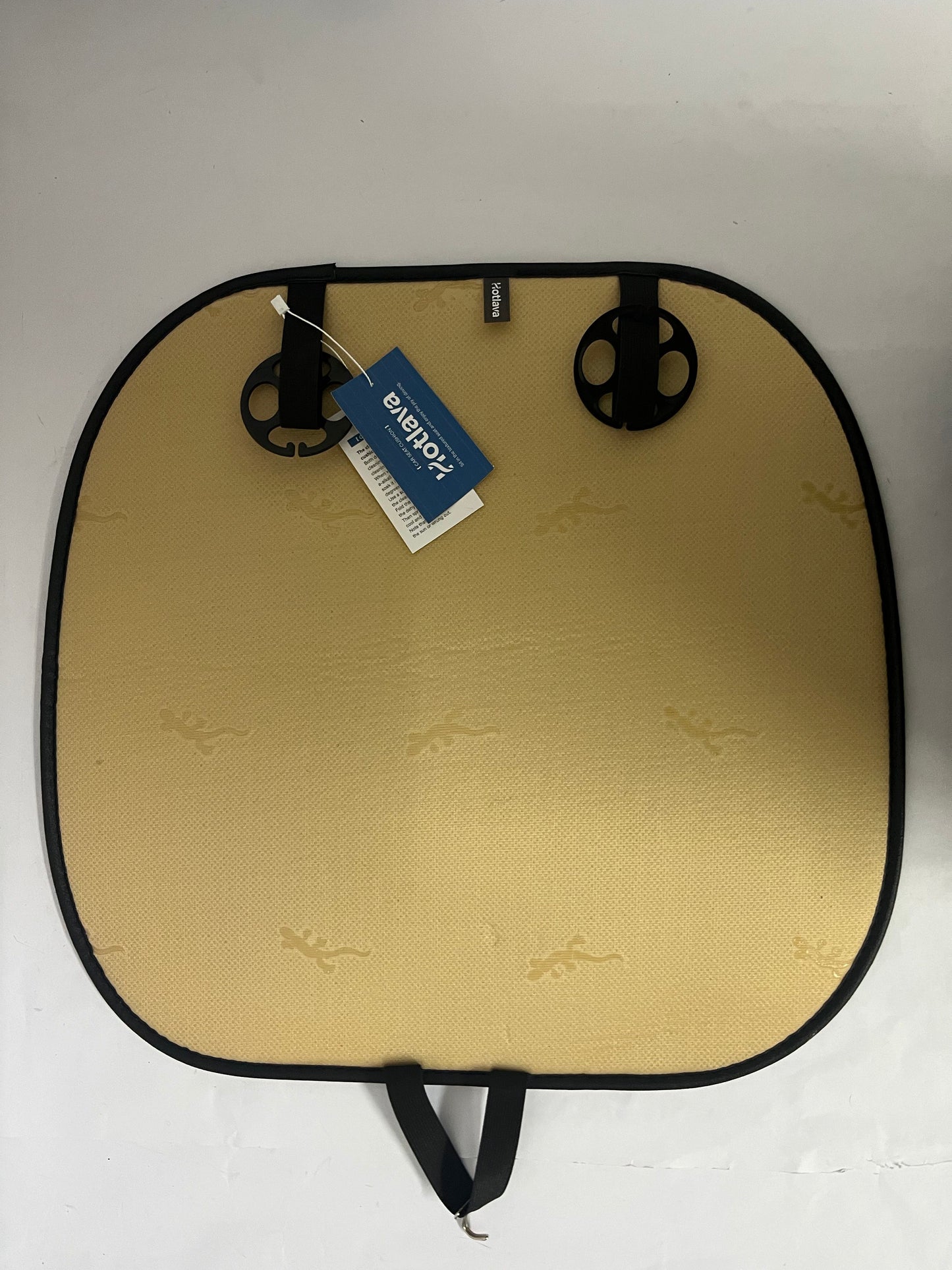 Hotlava  Car Seat Cover, Ice Silk & Anti-Slip Seat Protector with Storage Pocket, Ventilated Cooling Cushion Pad, Summer Auto Interior Accessories for SUV Truck (Beige)