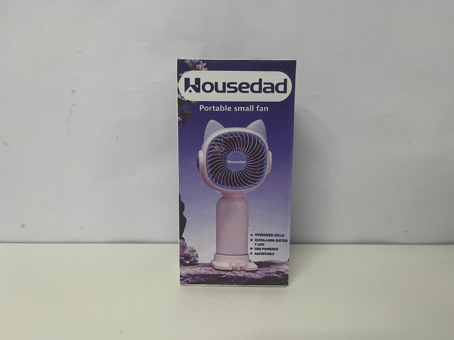 [Housedad Electric fans]——Cute Cat Handheld Mini Fan - Portable Rechargeable Fan