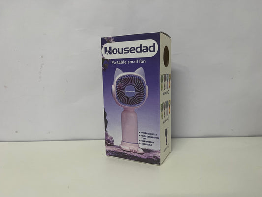 [Housedad Electric fans]——Cute Cat Handheld Mini Fan - Portable Rechargeable Fan