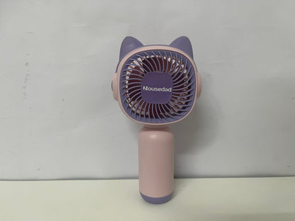 [Housedad Electric fans]——Cute Cat Handheld Mini Fan - Portable Rechargeable Fan