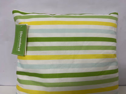 【Houseland Fresh Stripe Throw Pillow】—— Vibrant Accent for Comfort & Style