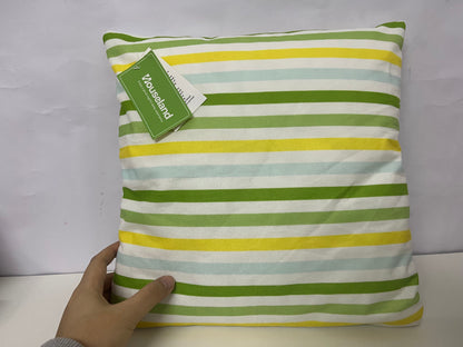 【Houseland Fresh Stripe Throw Pillow】—— Vibrant Accent for Comfort & Style